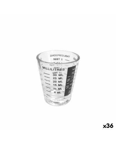 Measuring beaker Wooow 30 ml (36 Units)