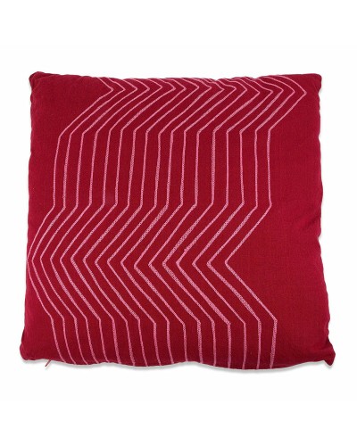 Coussin Lifetime Basics Rouge Rose 50x12 cm - Confort Doux et Enveloppant
