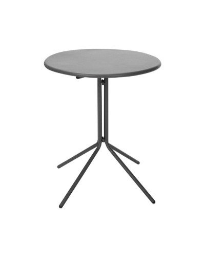 Table Pliante Ambiance | Ø58cm | Gris Foncé | Polyvalente Intérieur et Extérieur
