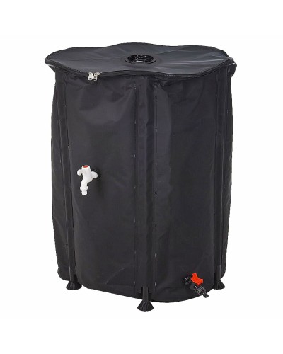 Botte di Pioggia Lifetime da 500 L, 80x100 cm, per Raccolta Acqua Piovana