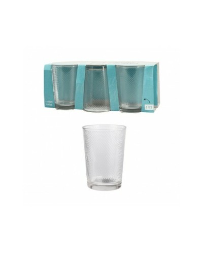 Transparent Crystal Glasses Excellent Houseware (425ml, Set of 6)
