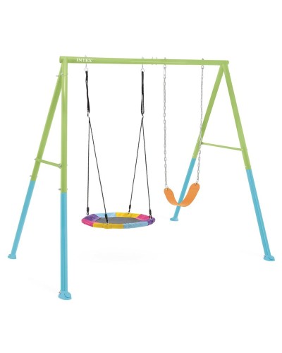 Intex Altalena Gonfiabile Family Fun Island 254x200x235 cm per Piscina
