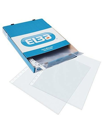 Elba A4 Clear Smooth Document Sleeves - 100 pcs - Document Protection
