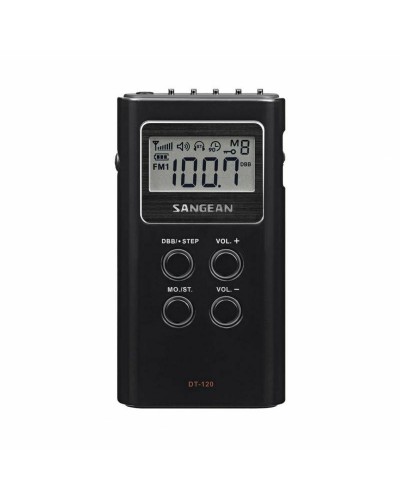Radio Sangean DT120B NEGRO Musta
