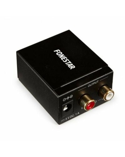 FONESTAR FO-37DA Digital-Analog-Audio-Wandler DAC RCA Optisch Koaxial
