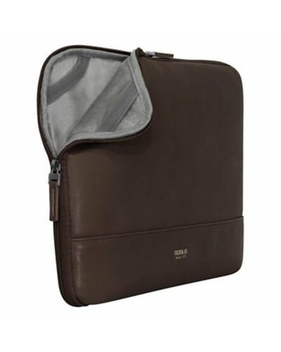 Mobilis Custodia Laptop 15.6" Marron – Protection Rembourrée Anti-Choc
