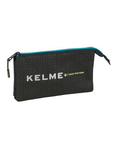 Triple Carry-all Kelme Iron Black 22 x 12 x 3 cm