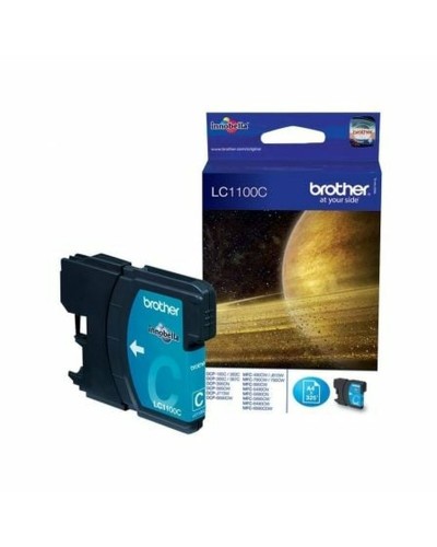 Cartouche d'encre originale Brother LC-1100C Cyan (28 Pièces)