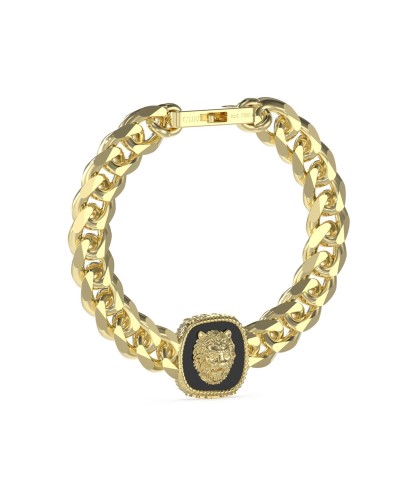 Guess Bracciale Donna JUMB04001JWYGBKS Oro Giallo e Nero
