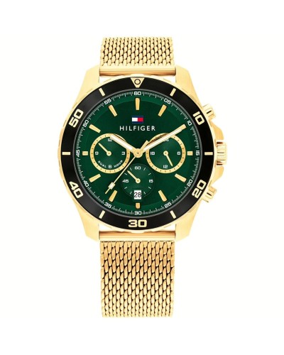 Tommy Hilfiger Montre Homme 1692185 Vert - Style Décontracté
