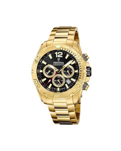 Festina Herrenuhr Schwarz F20684/4 - Sport Chronograph Edelstahl
