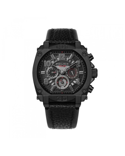 Police Men's Watch PEWJF0021903 Black - Striking Design
