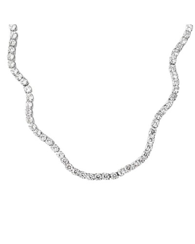 Damenkette Stroili Silber 925 mit Kristallen - Elegantes Schmuckstück
