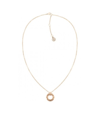 Tommy Hilfiger Colgante Mujer Plata, Logo Icónico, Regalo Perfecto
