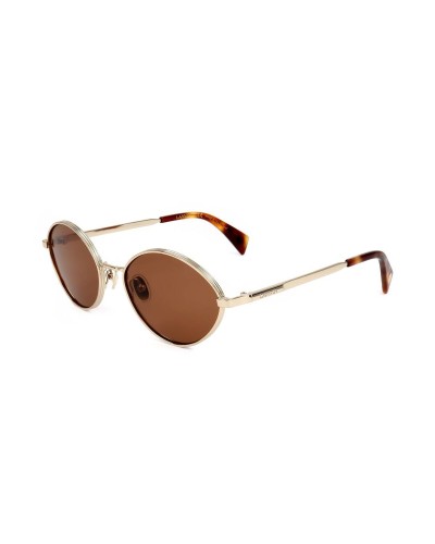 Lanvin LNV116S Gafas de Sol para Mujer - Montura Dorada, Lentes Marrones 57mm
