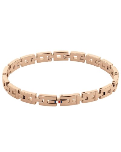 Tommy Hilfiger Bracelet Femme Argent - Logo Iconique - Décontracté Élégant
