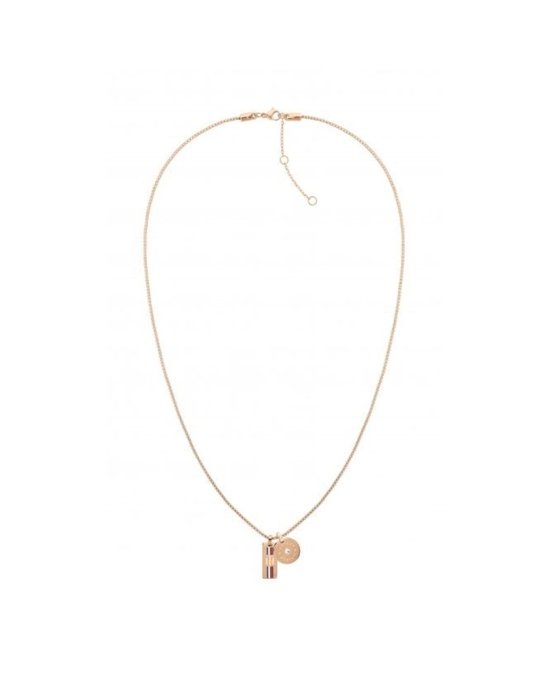 Tommy Hilfiger Collana Donna Acciaio Inox Oro Rosa - Elegante & Casual