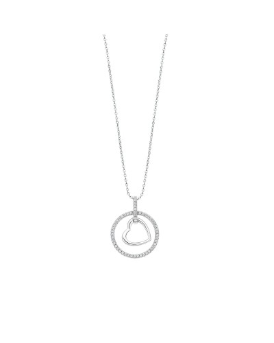 Lotus Style Collana Donna Argento, Pendente Cristalli - LP3310-1/1
