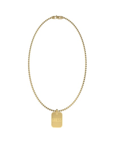 Guess Collier Homme Acier Inoxydable Doré - Style Tendance JUMN01355JWYGT
