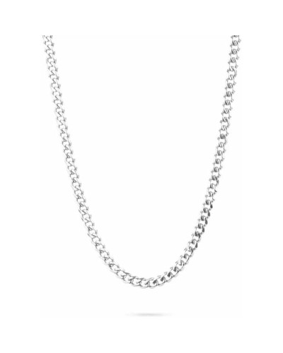 Men's Necklace Radiant Stainless Steel Black Byzantine Chain - Elegant
