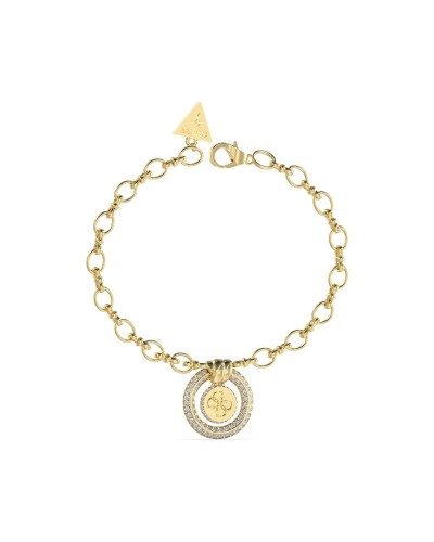 Guess Damenarmband Gelbgold Kristalle - Elegantes Schmuckstück
