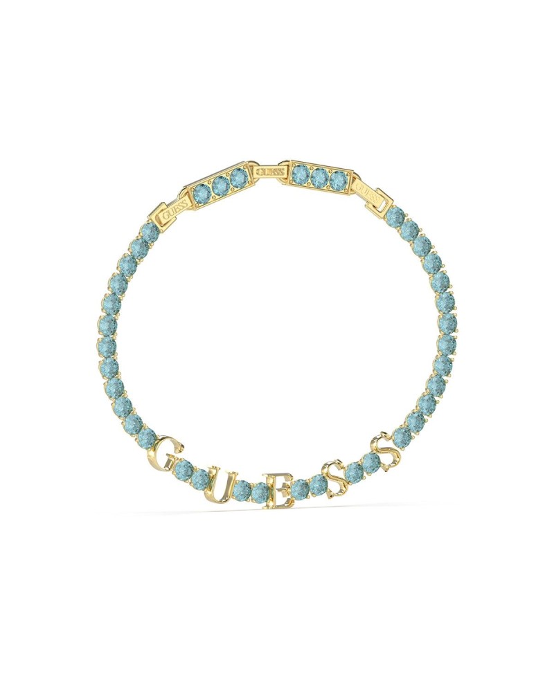 Guess Bracciale Donna Oro Giallo Cristalli - Elegante Gioiello Moda