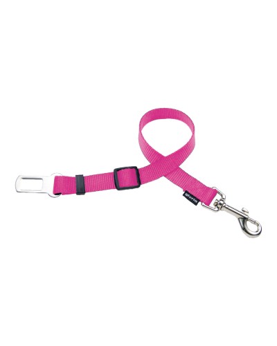 Gloria - Gancio Cintura Sicurezza Auto per Cani Rosa 28-45cm - 2 Pezzi
