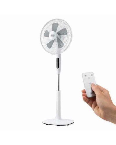 Ventilateur sur Pied Black & Decker ES9440170B 135 cm, 50 W, Blanc

