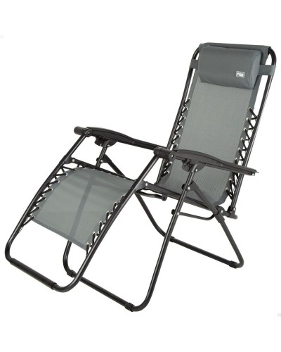 Lettino Aktive Grigio Scuro, Misure: 52x102x68 cm