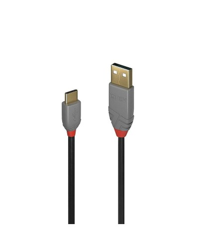 LINDY USB A auf USB C Kabel 3m Schwarz - Schnellladen & Datenübertragung

