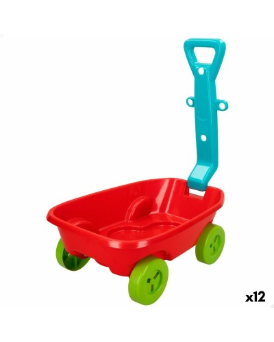 Strandspeelgoedset Colorbaby Kruiwagen Polypropyleen (12 Stuks)