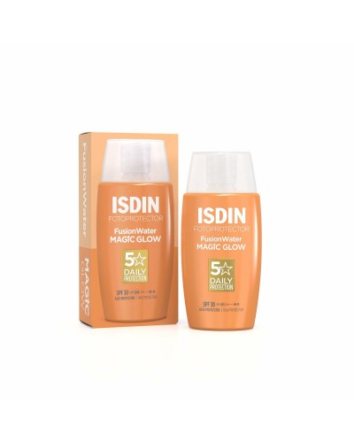 Ansiktssolkräm Isdin Fusion Water Magic Glow Spf 30 50 ml