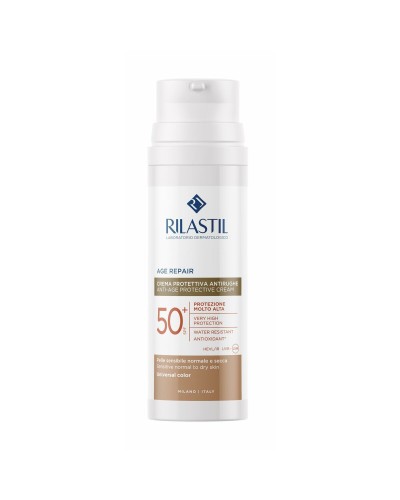 Rilastil Age Repair SPF 50+ Color - Protección Solar Facial Antiedad 50ml

