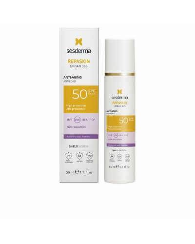 Sesderma Repaskin Urban 365 SPF 50 - Protección Solar Facial Antiedad & Anti-Contaminación
