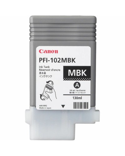 Original Ink Canon PFI-102 MBK Black