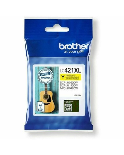 Cartuccia ad Inchiostro Originale Brother LC-421XLY Giallo