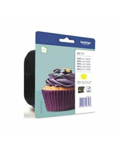 Original Ink Cartridge Brother LC-123YBP Yellow