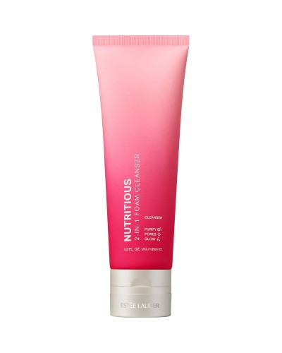 Estée Lauder Nutritious 2-en-1: Espuma Limpiadora Facial Iluminadora - 125ml
