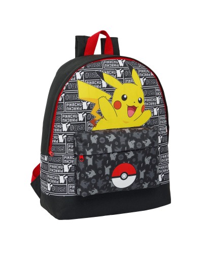 Sac à Dos Scolaire Pokémon Multicolore - 32x40x12 cm - Idéal pour Enfants

