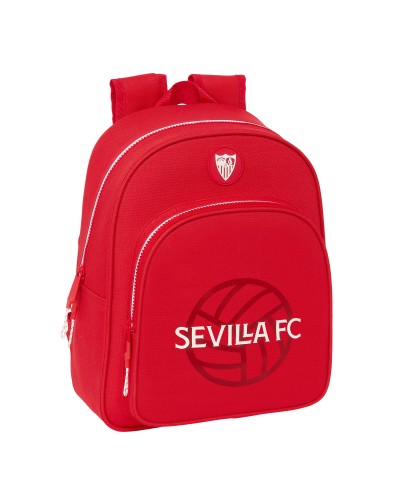 Skolryggsäck Sevilla Fútbol Club Röd 28 x 34 x 10 cm