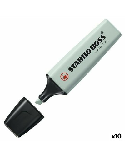 Stabilo Nature Colors - Evidenziatore Verde Tenue - Set 10 Pz - Studio/Ufficio
