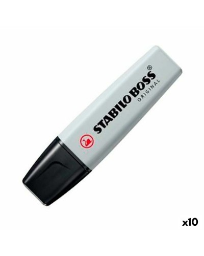 Highlighter Stabilo Grå (10 antal)
