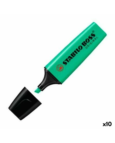 Stabilo Boss Original Acquamarina - Evidenziatore Pastel - 10 Pezzi

