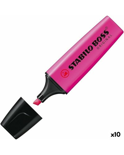 Stabilo BOSS Original Textmarker Violett Magenta - 10 Stück

