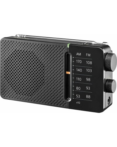 Sangean SR36B Portable AM/FM Radio - Compact, Black - Excellent Reception
