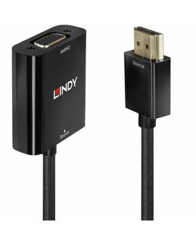 LINDY Adattatore HDMI a VGA Nero - Convertitore Video HD 1080p
