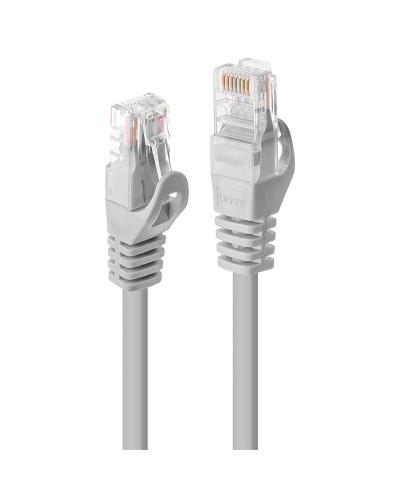 LINDY Cavo Rete Cat 6 Rigido 10m Grigio - Ethernet UTP Alta Velocità
