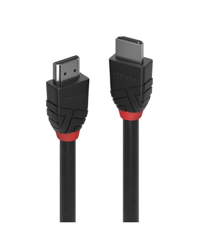 LINDY Câble HDMI 5m Noir - Haute Vitesse, 4K UHD, Audio Vidéo Numérique

