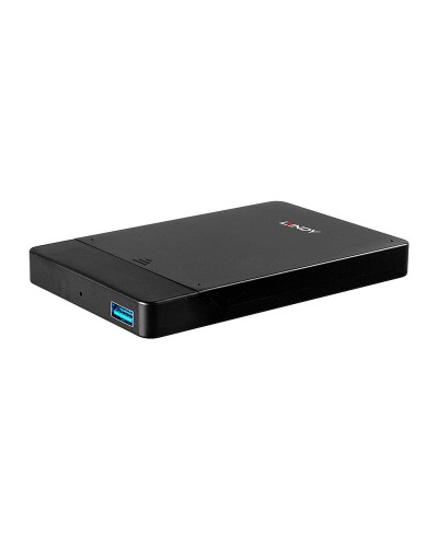 Lindy Involucro Hard Disk Esterno USB 3.0 SATA Nero - Trasferimento Veloce
