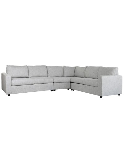 Sofa Home ESPRIT Lichtgrijs Loft 235 X 303 X 86 CM